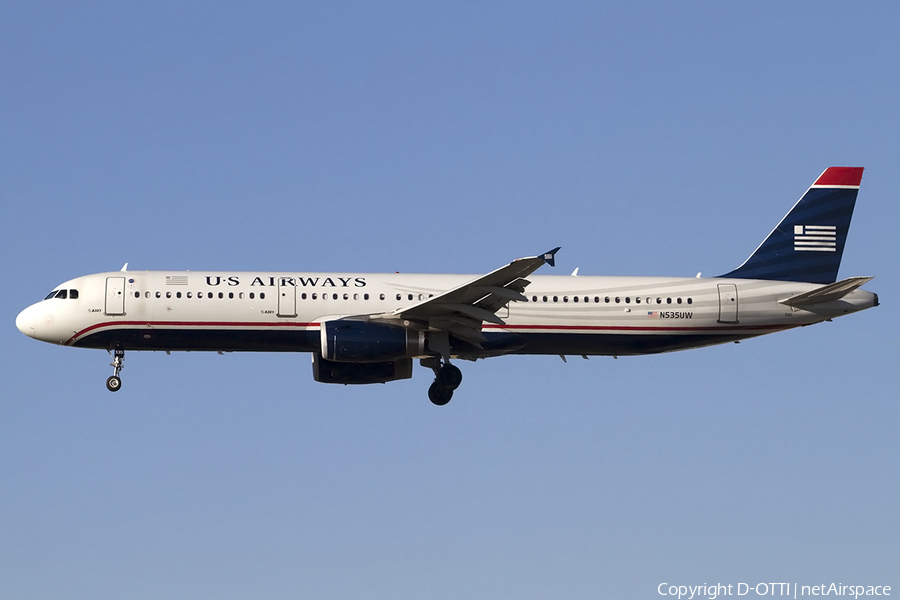 US Airways Airbus A321-231 (N535UW) | Photo 457497