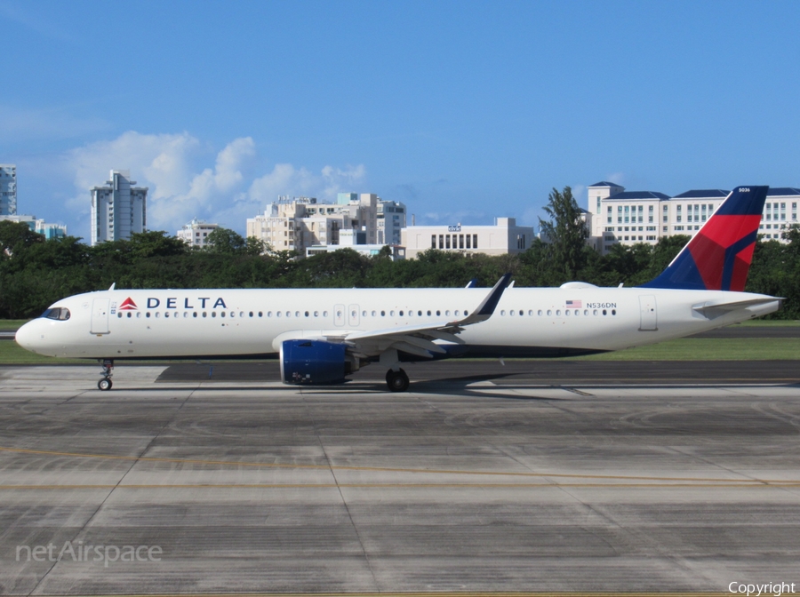 Delta Air Lines Airbus A321-271NX (N536DN) | Photo 604998