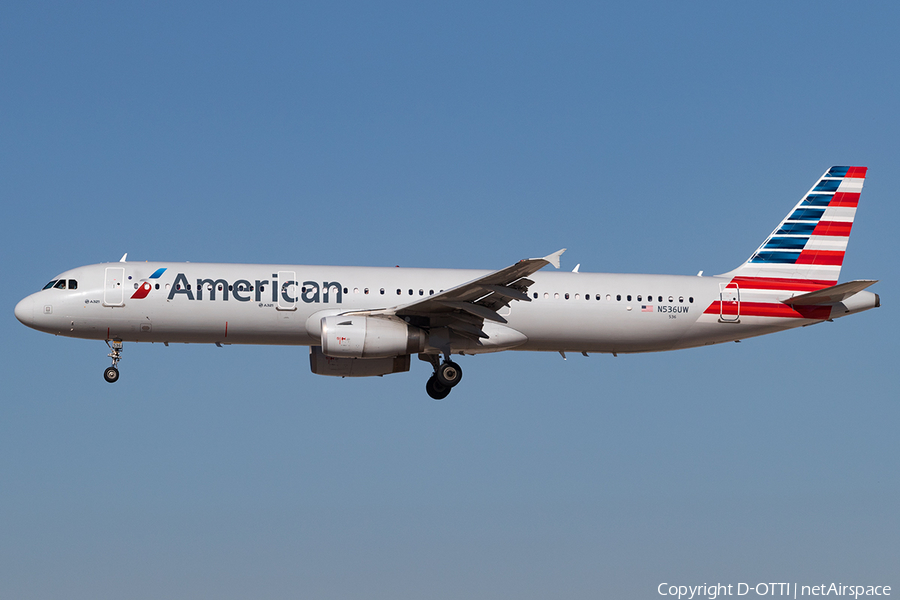 American Airlines Airbus A321-231 (N536UW) | Photo 136886