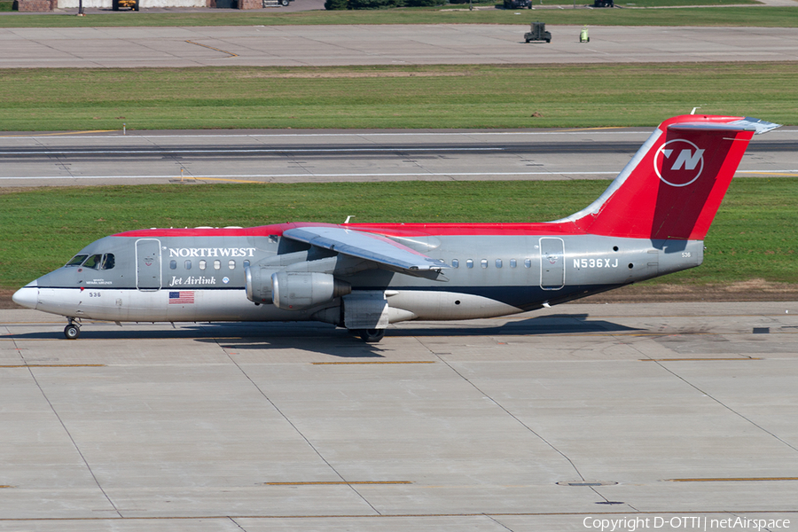 Northwest Airlink (Mesaba Airlines) BAe Systems BAe-146-RJ85 (N536XJ) | Photo 191209