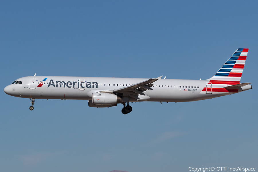 American Airlines Airbus A321-231 (N537UW) | Photo 140783