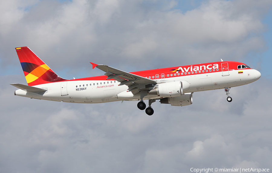 Avianca Airbus A320-214 (N538AV) | Photo 18660