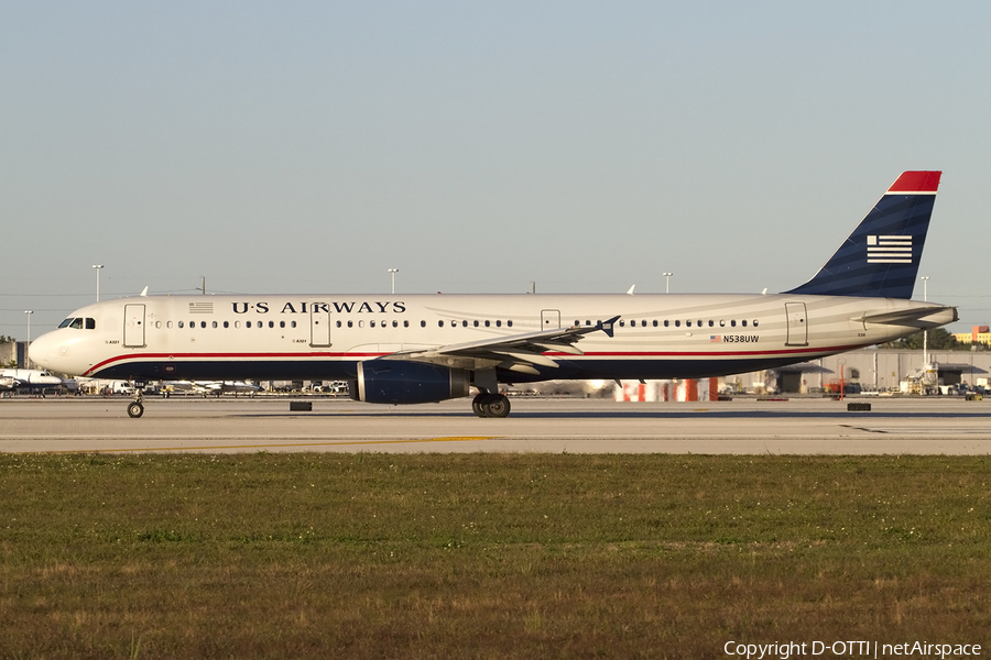 US Airways Airbus A321-231 (N538UW) | Photo 430276
