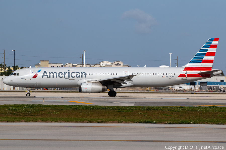 American Airlines Airbus A321-231 (N539UW) | Photo 613459