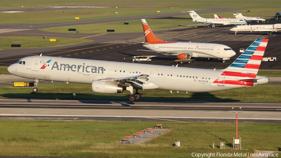 American Airlines Airbus A321-231 (N539UW) | Photo 589102