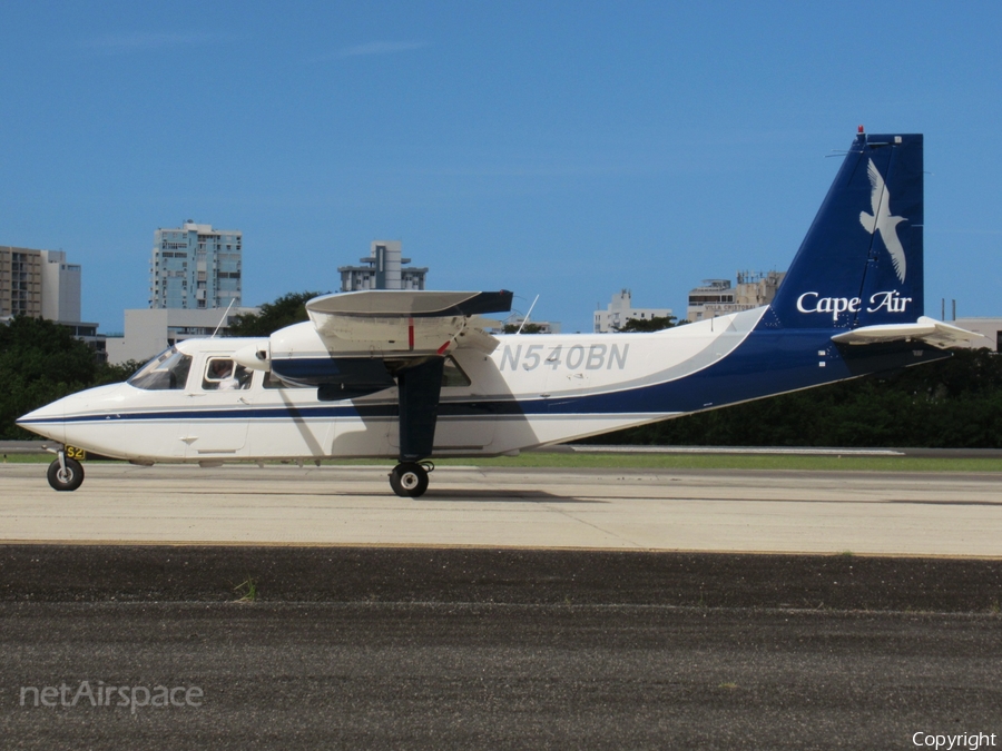 Cape Air Britten-Norman BN-2B-20 Islander (N540BN) | Photo 485354