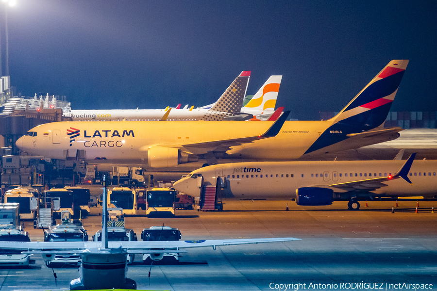 LATAM Cargo Colombia Boeing 767-316(ER)(BCF) (N540LA) | Photo 486545