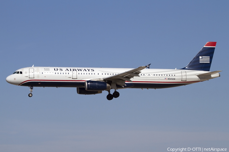 US Airways Airbus A321-231 (N541UW) | Photo 425462