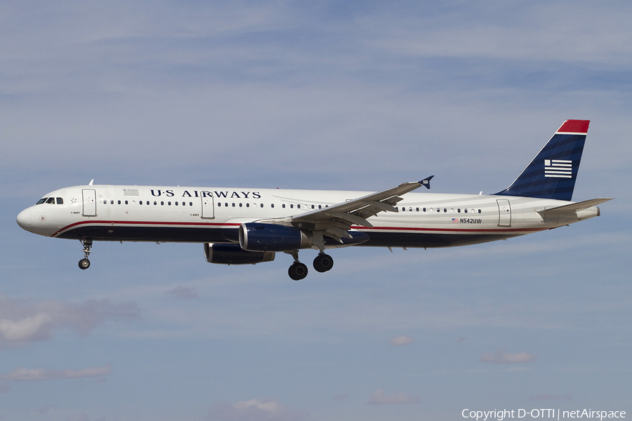 US Airways Airbus A321-231 (N542UW) | Photo 341801