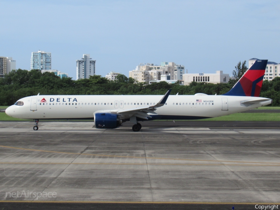 Delta Air Lines Airbus A321-271NX (N543DE) | Photo 600171