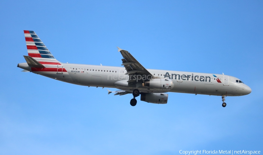 American Airlines Airbus A321-231 (N543UW) | Photo 589192