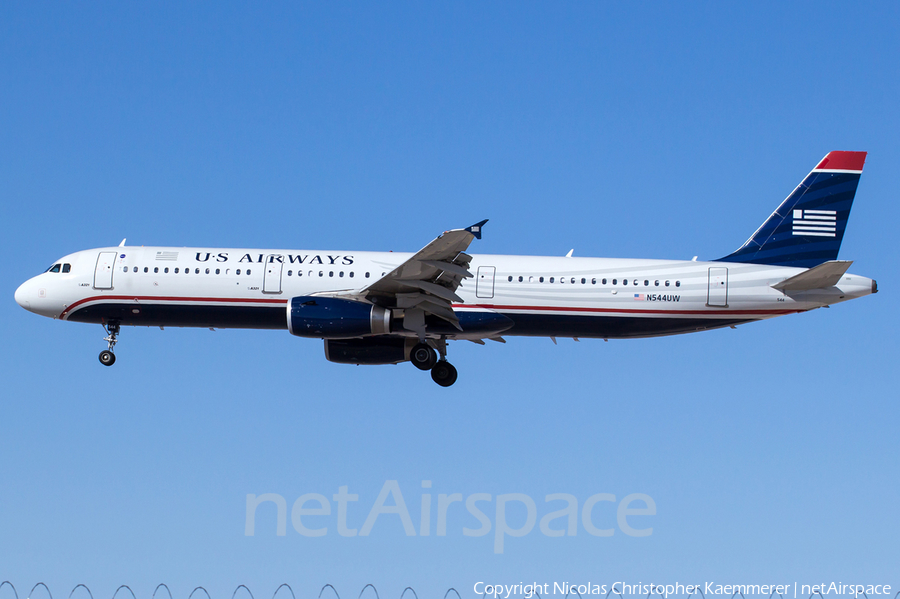 US Airways Airbus A321-231 (N544UW) | Photo 127365