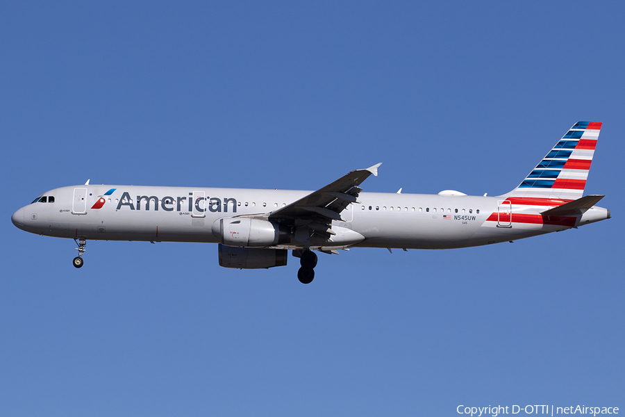 American Airlines Airbus A321-231 (N545UW) | Photo 539750