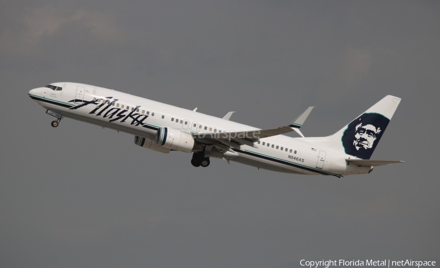Alaska Airlines Boeing 737-890 (N546AS) | Photo 296371
