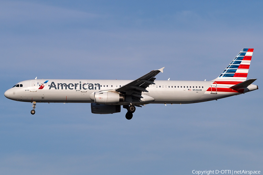 American Airlines Airbus A321-231 (N546UW) | Photo 182623