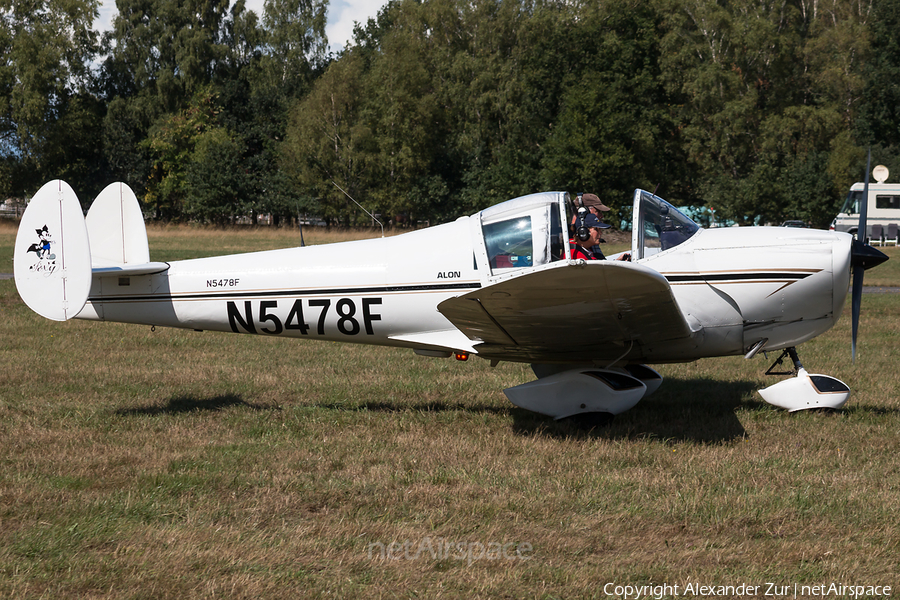 (Private) Alon A-2A Aircoupe (N5478F) | Photo 405300