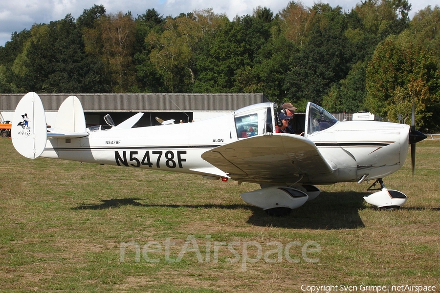 (Private) Alon A-2A Aircoupe (N5478F) | Photo 261474