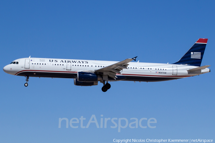 US Airways Airbus A321-231 (N547UW) | Photo 127323