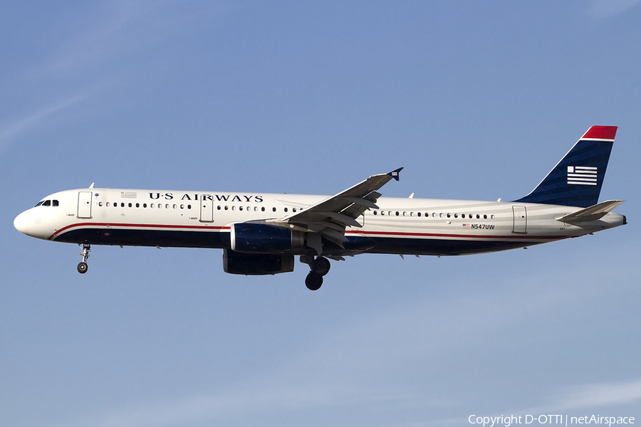US Airways Airbus A321-231 (N547UW) | Photo 457921