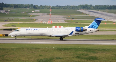 United Express (GoJet Airlines) Bombardier CRJ-550 (N548GJ) at  Covington - Northern Kentucky International (Greater Cincinnati), United States