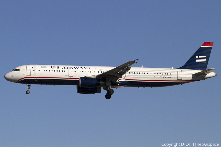 US Airways Airbus A321-231 (N548UW) | Photo 467437
