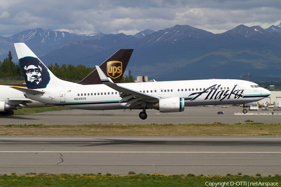 Alaska Airlines Boeing 737-8FH (N549AS) | Photo 361421