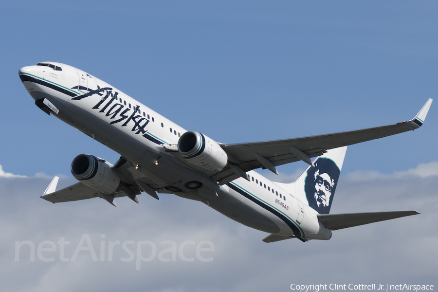 Alaska Airlines Boeing 737-8FH (N549AS) | Photo 40758