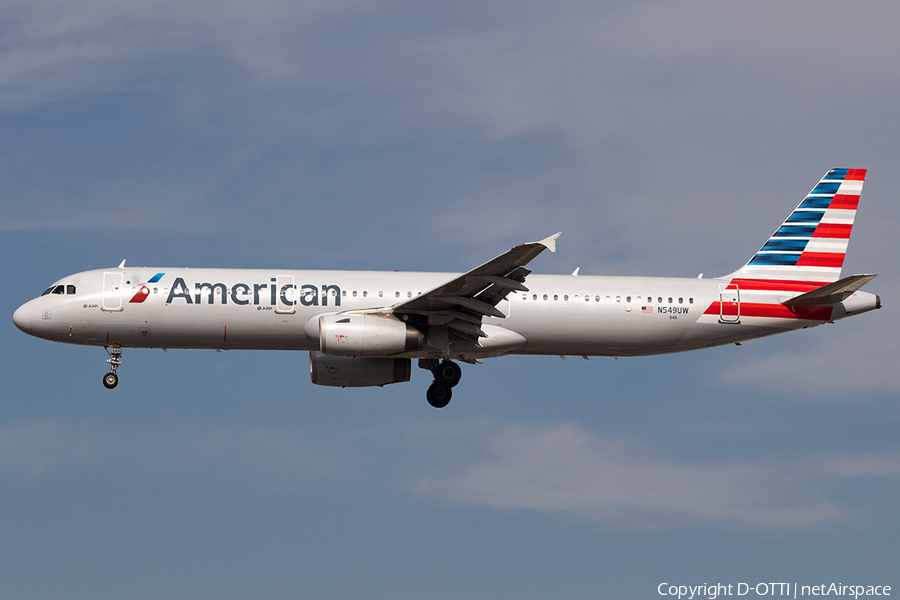 American Airlines Airbus A321-231 (N549UW) | Photo 143095