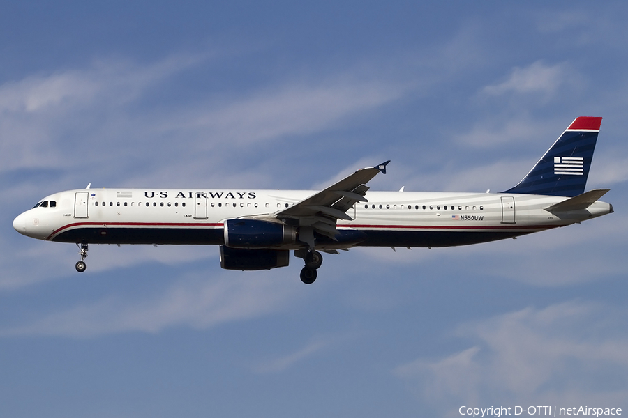 US Airways Airbus A321-231 (N550UW) | Photo 458359