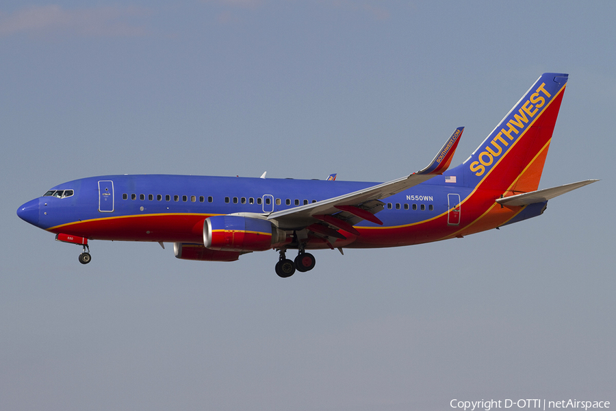 Southwest Airlines Boeing 737-76Q (N550WN) | Photo 341136
