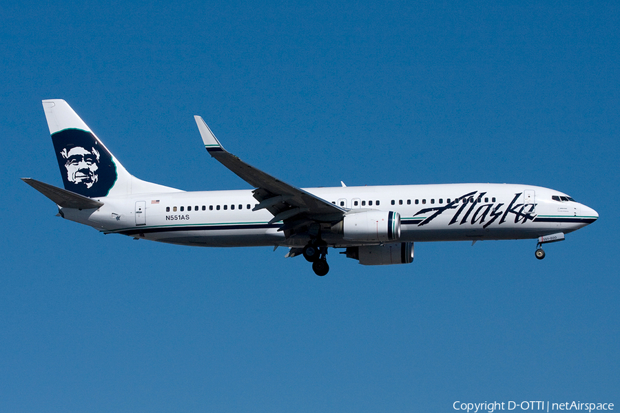 Alaska Airlines Boeing 737-890 (N551AS) | Photo 261386