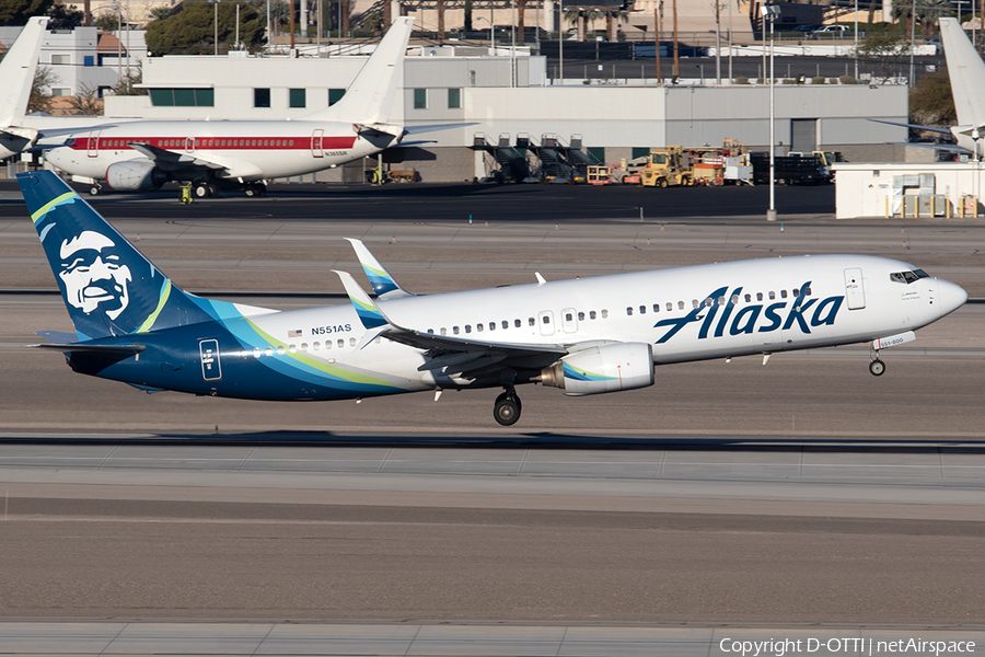 Alaska Airlines Boeing 737-890 (N551AS) | Photo 549690