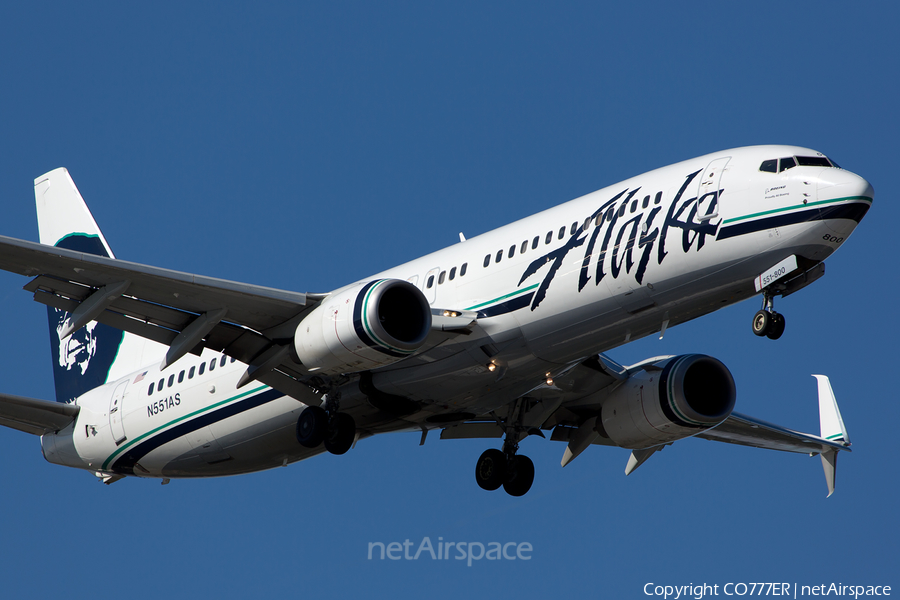 Alaska Airlines Boeing 737-890 (N551AS) | Photo 123163