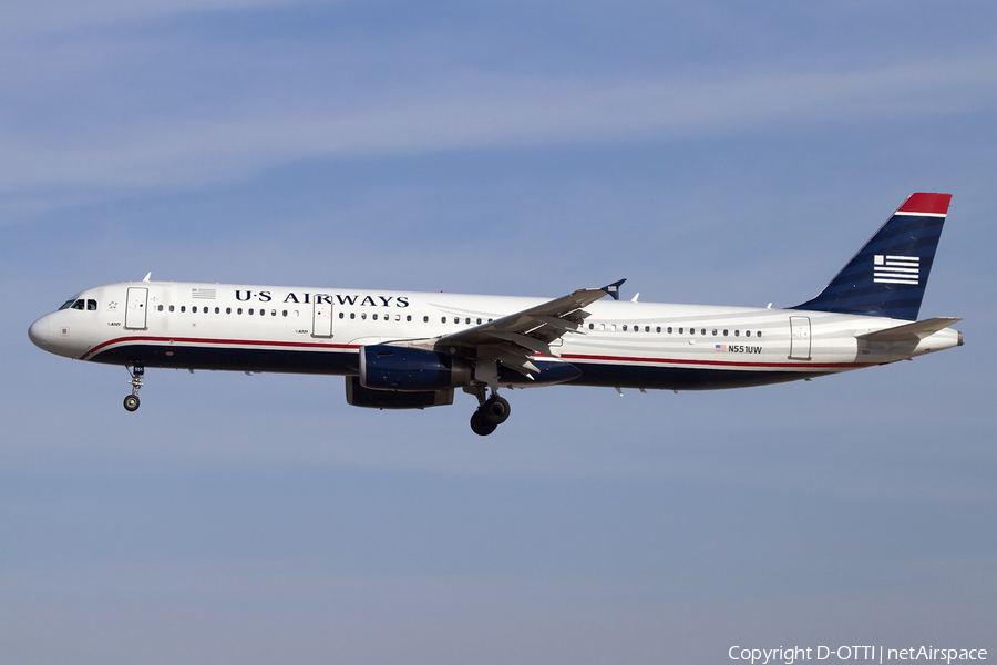 US Airways Airbus A321-231 (N551UW) | Photo 425404