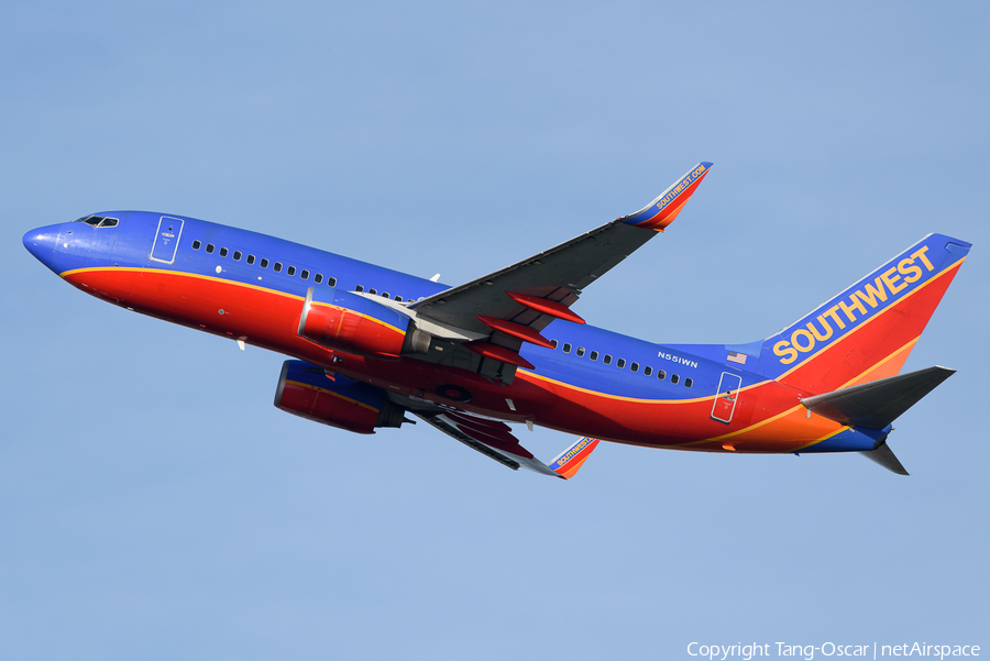 Southwest Airlines Boeing 737-76Q (N551WN) | Photo 544395