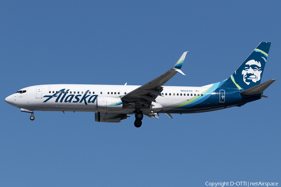Alaska Airlines Boeing 737-890 (N552AS) | Photo 178066