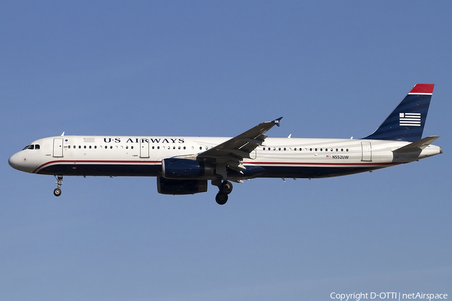 US Airways Airbus A321-231 (N552UW) | Photo 457834