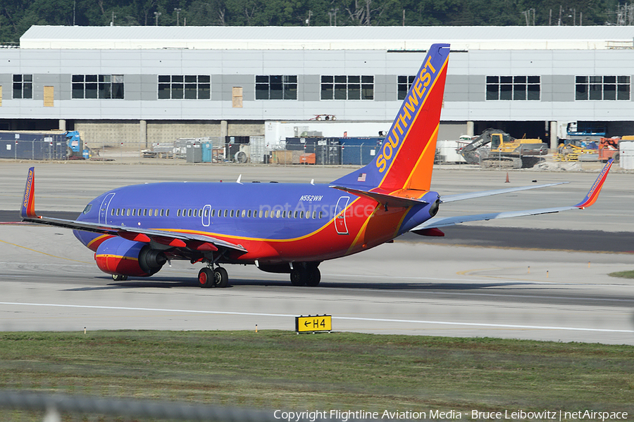 Southwest Airlines Boeing 737-7BX (N552WN) | Photo 85947