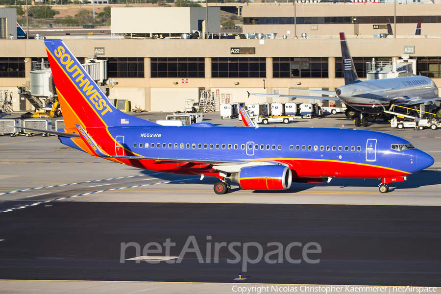 Southwest Airlines Boeing 737-7BX (N552WN) | Photo 124068