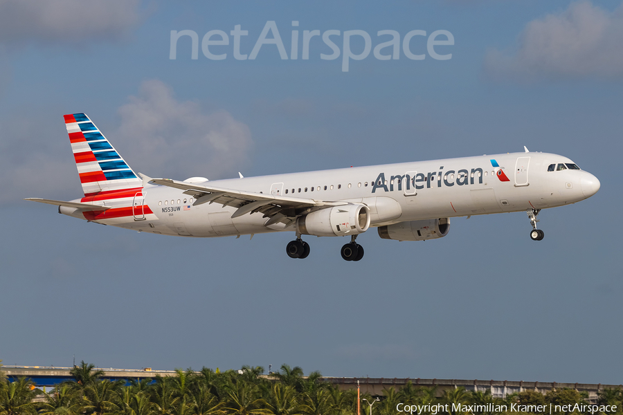 American Airlines Airbus A321-231 (N553UW) | Photo 561188