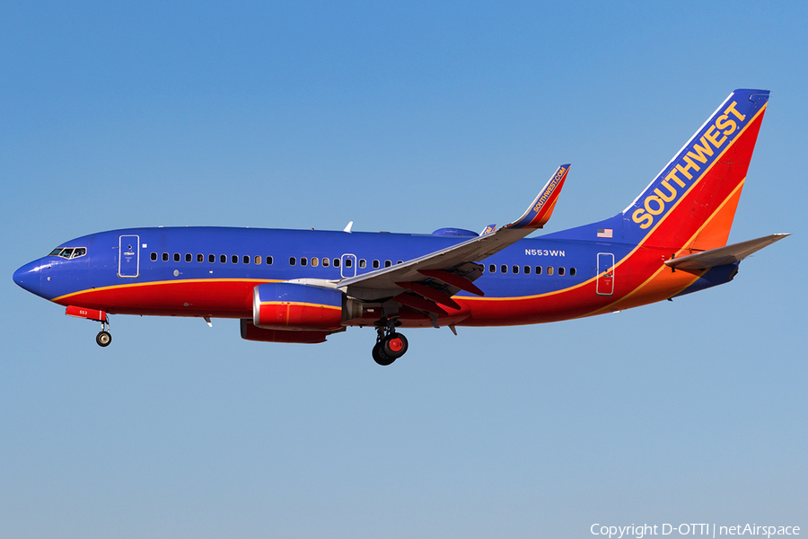 Southwest Airlines Boeing 737-7BX (N553WN) | Photo 141833