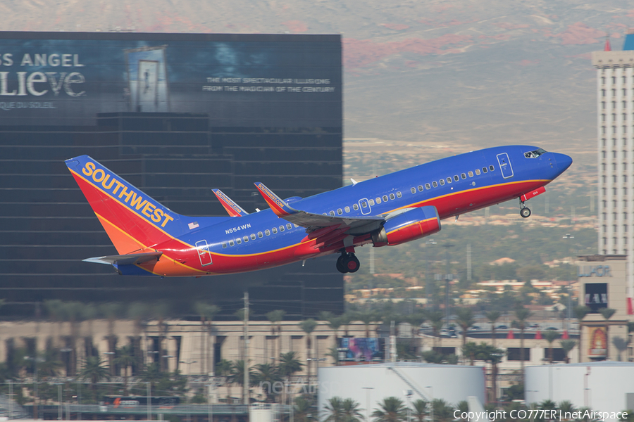 Southwest Airlines Boeing 737-7BX (N554WN) | Photo 86570