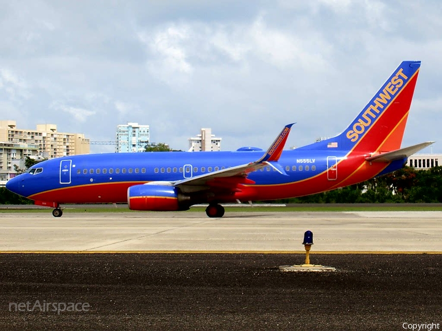 Southwest Airlines Boeing 737-7BD (N555LV) | Photo 213222