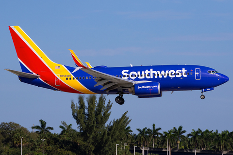 Southwest Airlines Boeing 737-7BD (N556WN) at  Ft. Lauderdale - International, United States