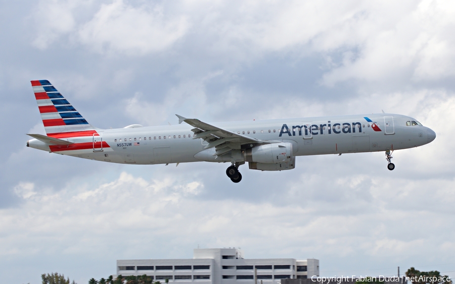 American Airlines Airbus A321-231 (N557UW) | Photo 330167