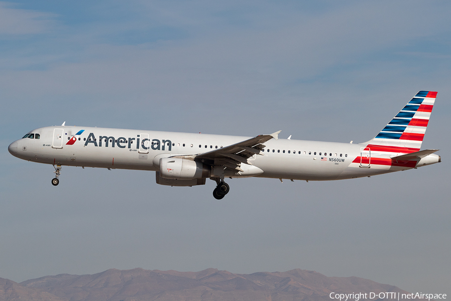 American Airlines Airbus A321-231 (N560UW) | Photo 137553