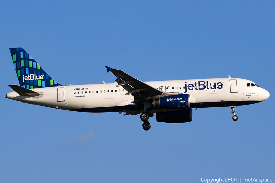 JetBlue Airways Airbus A320-232 (N562JB) | Photo 600967