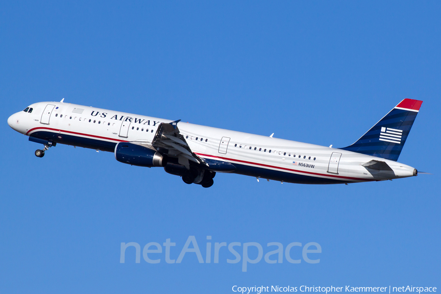 US Airways Airbus A321-231 (N563UW) | Photo 161290