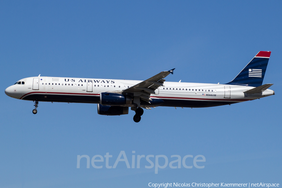 US Airways Airbus A321-231 (N566UW) | Photo 161289