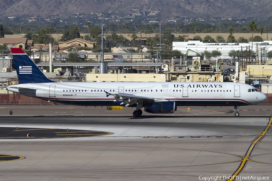 US Airways Airbus A321-231 (N566UW) | Photo 462439